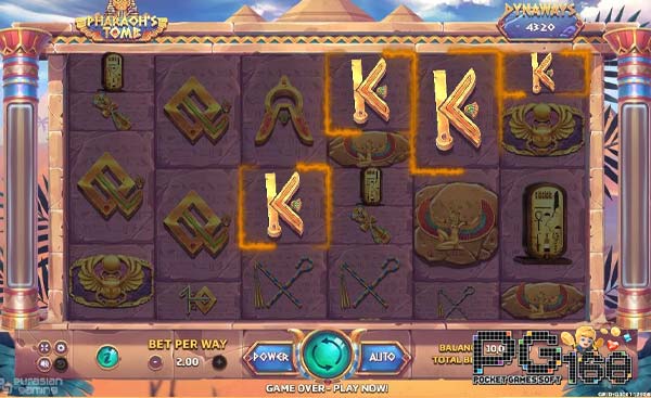 สัญลักษณ์ภายในเกม Pharaoh’s Tomb