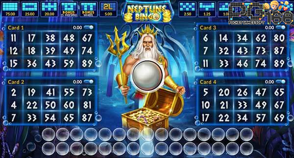 สัญลักษณ์ของเกม Neptune Treasure Bingo