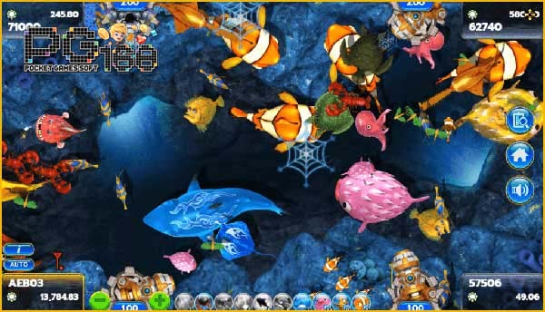 รูปแบบการเข้าเล่นเกมยิงปลาออนไลน์ Fish Hunter 2 EX Newbie