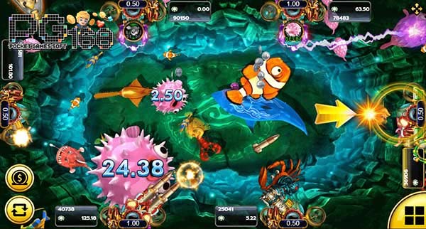 รูปแบบของเกม Fish World เกมยิงปลา